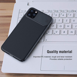 Nillkin Apple iPhone 11 Pro Max 6.5-Inch 2019 Cam Shield Series Slim Stylish Protective Mobile Phone Case Cover, Black