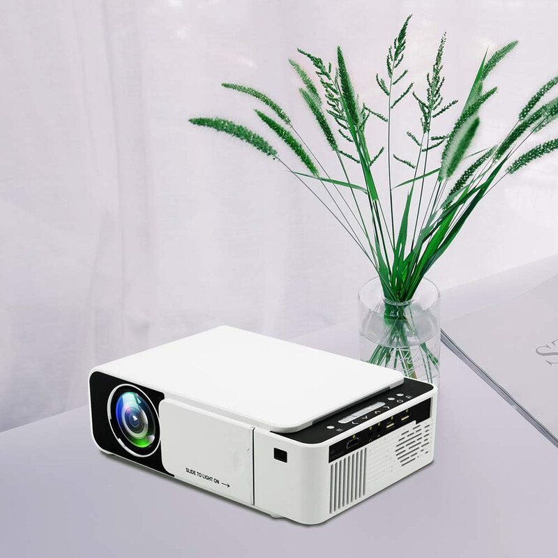 T5 Portable High Definition 1080P Projector, White