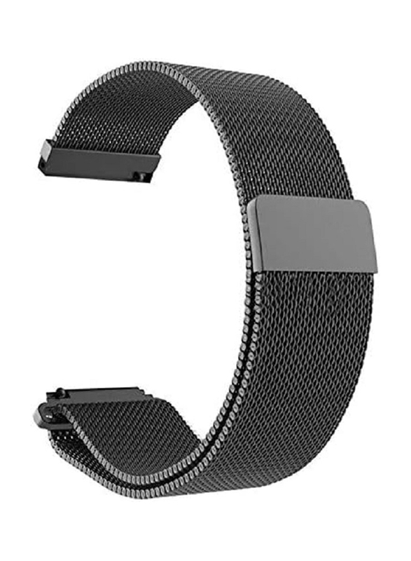 Magnetic Stainless Steel Loop Band for Xiaomi/Amazfit, Black