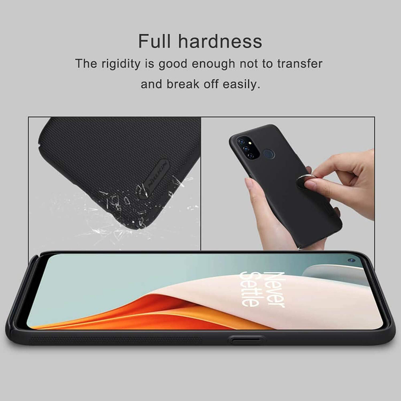 Nillkin OnePlus Nord N100 Original Super Frosted Shield Matte Mobile Phone Case Cover, Black