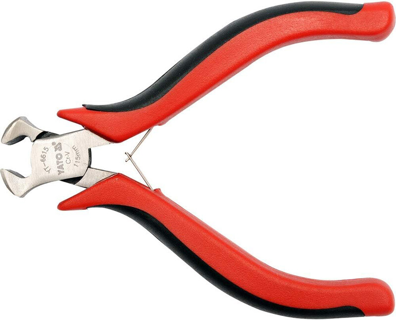 

Yato 115mm Mini Pliers and with Cutting, YT-6615, Red/Black