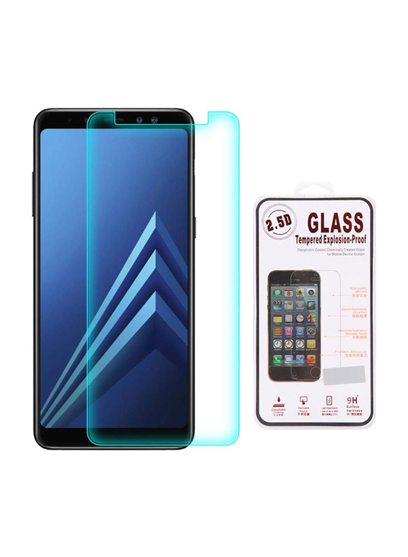 Samsung Galaxy A8 Plus 2018 2.5D Explosion-Proof Tempered Glass Screen Protector, Clear