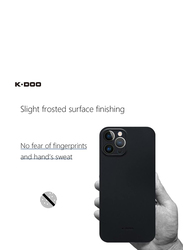 K-Doo Apple iPhone 13 Pro Air Skin Case All Around Full Protection Ultra Slim 0.3mm Thickness 4g Feather Weight Mobile Phone Back Case Cover, Black