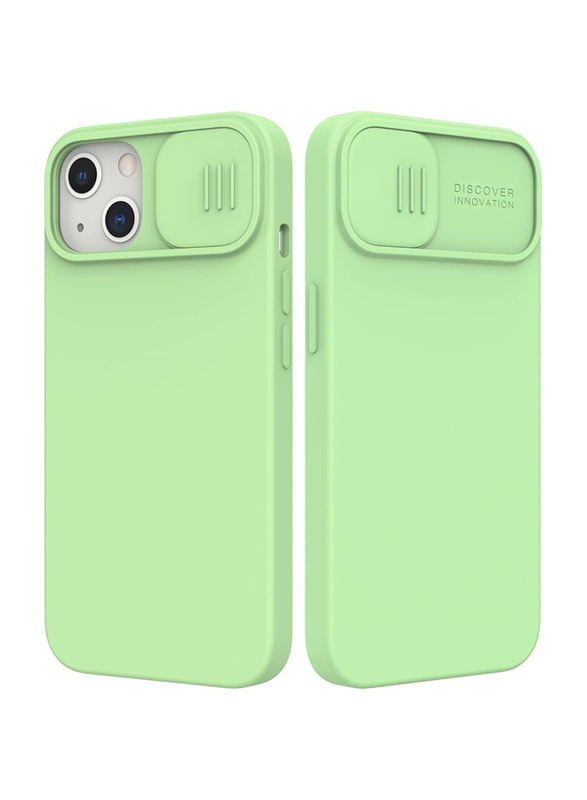 Nillkin Apple iPhone 13 Pro 6.1 inch 2021 TPU Frame and PC Back Shockproof Mobile Phone Case Cover with Camera Cover, Green