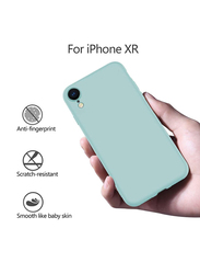 X-Level 6.1-inch Apple iPhone XR Silicone Gel Ultra Thin Soft Rubber Shockproof Dynamic Series Mobile Phone Case Cover with Anti-Scratch Microfiber Lining Cushion, Ice Blue