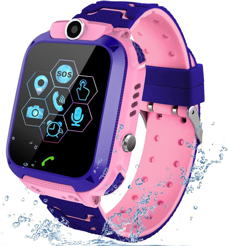 Kids IP67 Waterproof Smartwatch, GPS + Cellular, Pink