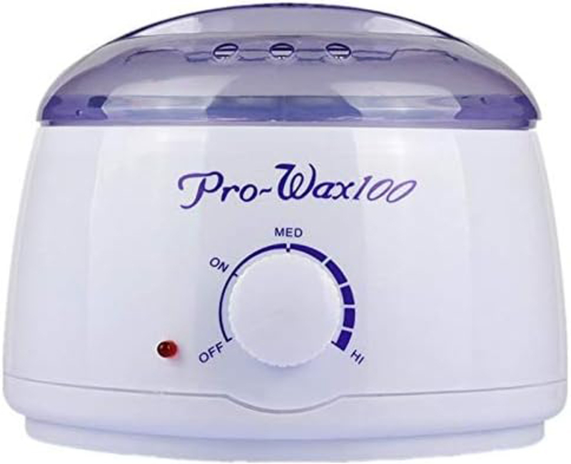 Mini Hair Removal Depilatory Warmer Wax Bean Heater, White/Purple