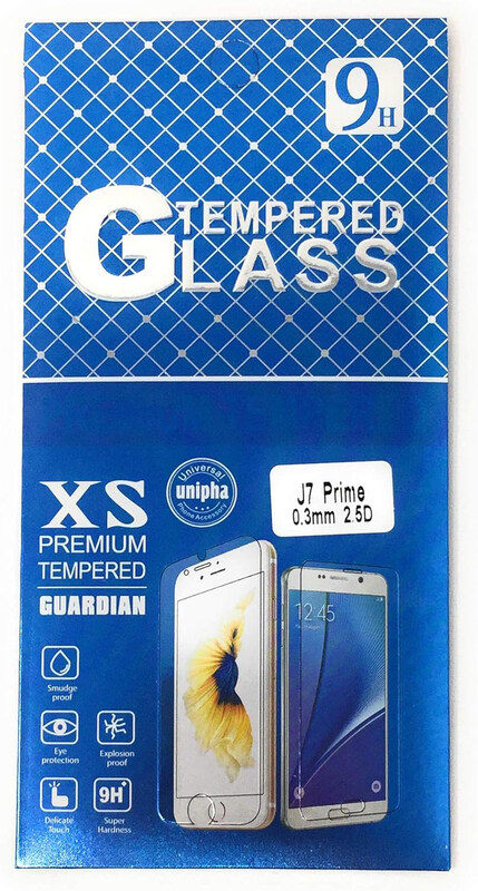 

9H Samsung Galaxy J7 Prime Premium Mobile Phone Tempered Glass Screen Protector, Clear