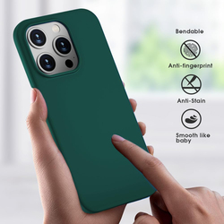 X-Level Apple iPhone 15 Pro Max Slim Fit Ultra-Thin Lightweight Anti-Scratch Back Guardian Series Mobile Phone Case Cover, Green