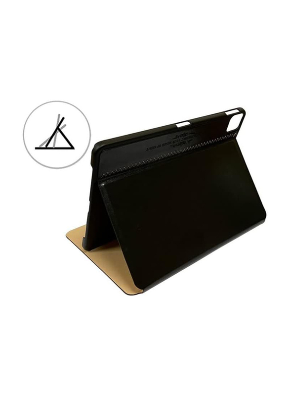 Kaku Apple iPad Pro 11 PU Leather Smart Case Stand Protective Shell Tablet Case Cover, Black