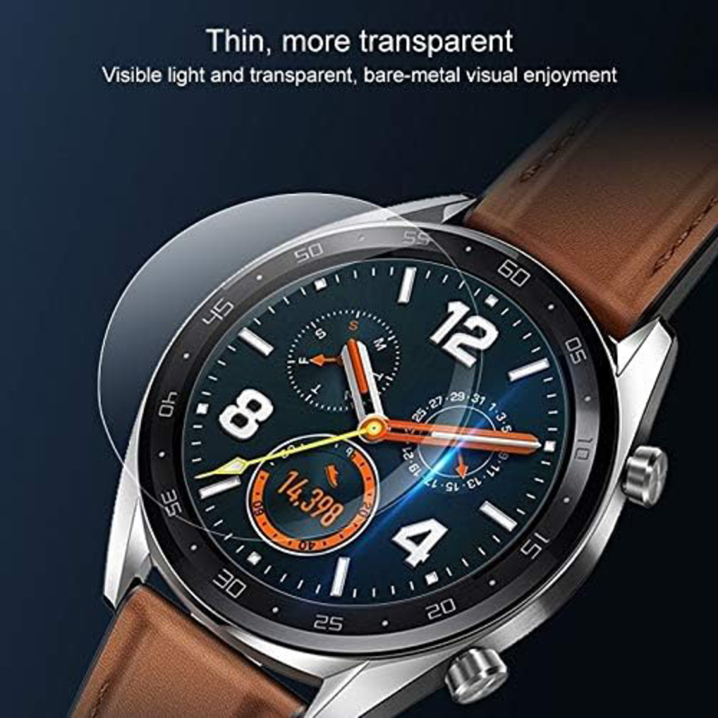 Smartwatch Screen Protectors 39mm Diametral Universal Tempered Glass Film for Samsung Galaxy/LG/Sony/Huawei/Garmin Watches, Clear