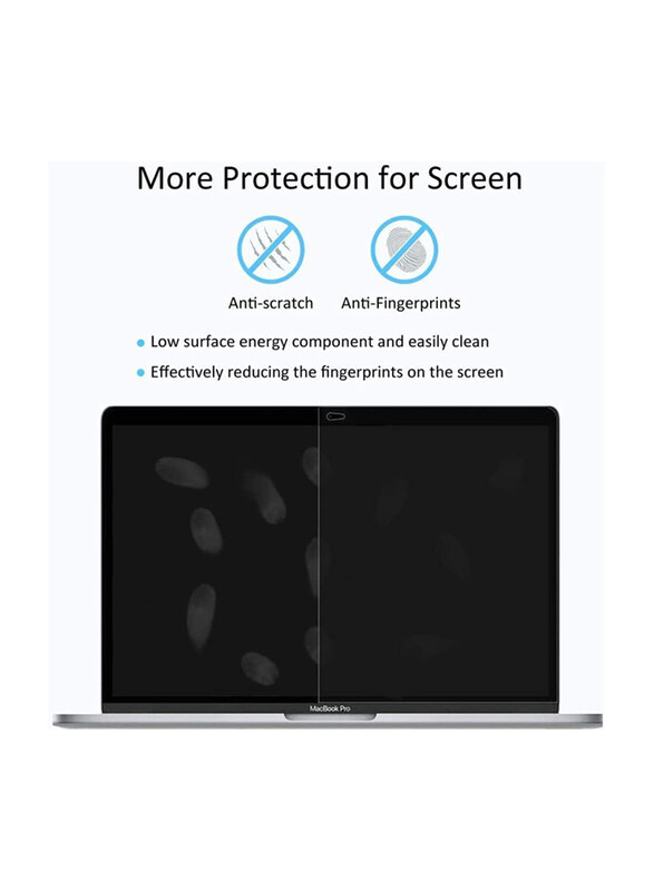 Tempered Glass Screen Protector for Apple MacBook Pro 13.3-inch 2020, 2 Pieces, Clear