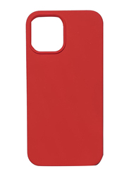 Apple iPhone 12 Pro Max Silicone Mobile Phone Case Cover, Red