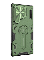 Nillkin Samsung Galaxy S24 Ultra CamShield Armor Prop Series Mobile Phone Case Cover, Dark Green