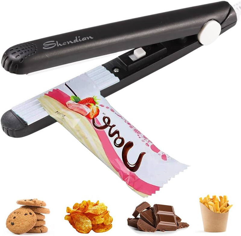 

Shendian Portable Handheld Heat Mini Vacuum Sealers, Black