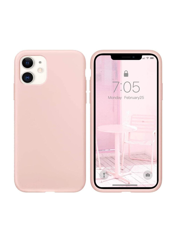 

Generic Apple iPhone 11 Full Body Slim Soft Microfiber Lining Drop Protective Silicone Gel Mobile Phone Case Cover, Pink