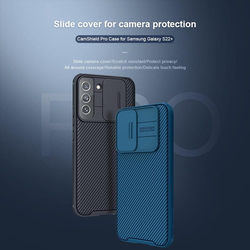 Nillkin Samsung Galaxy S22 Plus Cam Shield Pro Series Designed Mobile Phone Case Cover, Deep Green