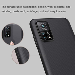 Nillkin Xiaomi Mi 10T and Mi 10T Pro 5G Super Frosted Shield Hard Slim Fit Designed Mobile Phone Case Cover, Black