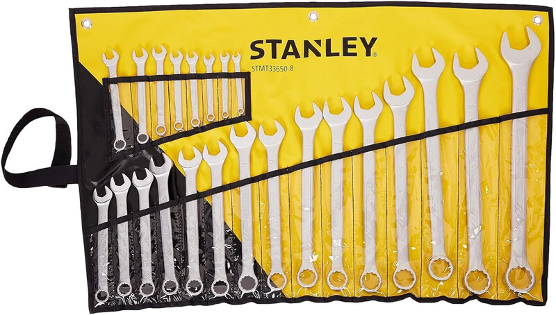 

Stanley Combination Wrenches Set, Stmt33-650-8, Silver