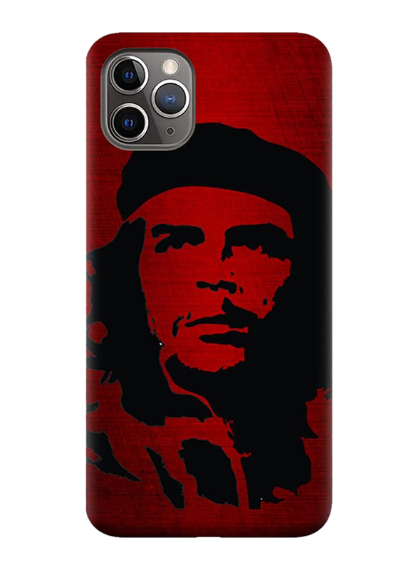 Apple iPhone 11 Pro Protective TPU Mobile Phone Case Cover with Che Guevara Pattern, Red/Black