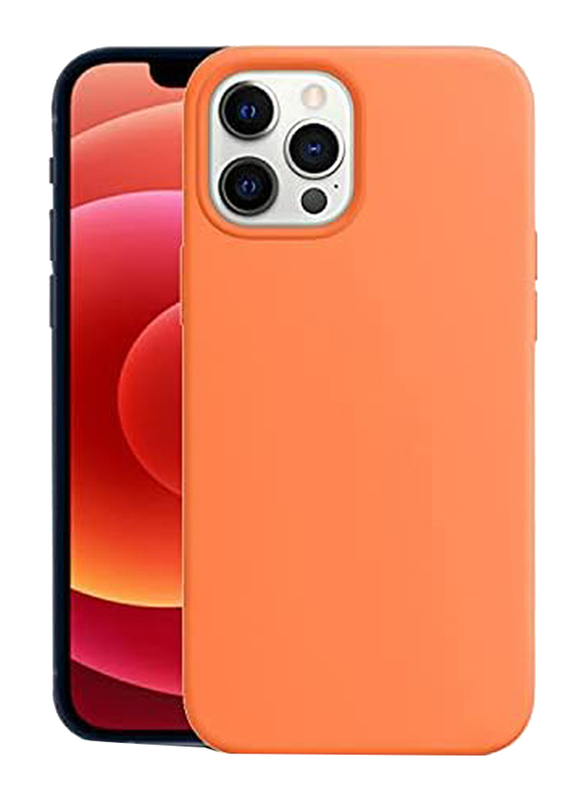 Apple iPhone 12 Pro Max Silicone Mobile Phone Case Cover, Orange