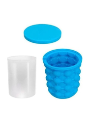 Genie Revolutionary Space Saving Ball Ice Cube Maker, Blue