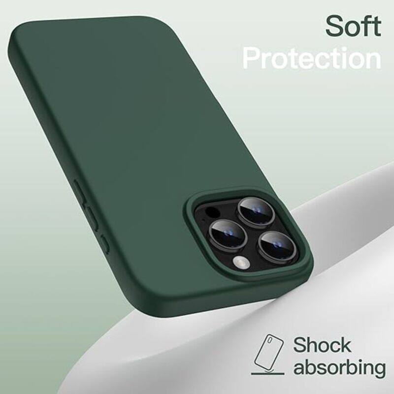 

Generic Liquid Silicone Case for iPhone 16 Pro max 6.3-Inch, Silky Soft Touch Full-Body Protective Phone Case, Anti-Scratch Shockproof Cover with Microfiber L