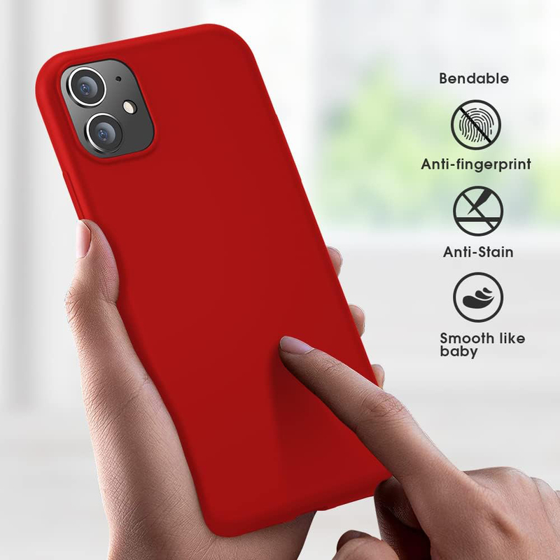 Apple iPhone 11 6.1-Inch TPU Mobile Phone Case Cover, Red