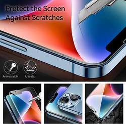 Haigibeis Apple iPhone 14 Pro Max/iPhone 14 Plus/14 Pro Screen Protector Tempered Glass & Camera Lens Protector, 6 Pieces, Clear