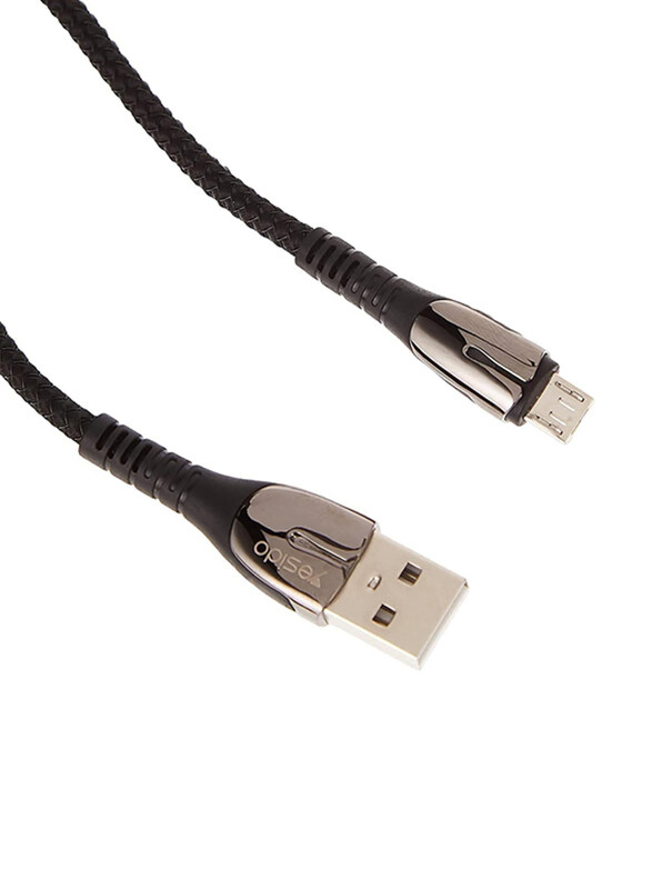 

Yesido Micro USB Data Cable, USB Type A to Micro USB for Smartphones/Tablets, Black