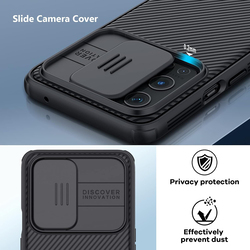 Nillkin OnePlus 9 Cam Shield Pro Protection Mobile Phone Case Cover with Slide Camera, Black