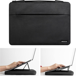 Nillkin 14-inch Laptop Sleeve Bag with Stand and Handle, Dark Black