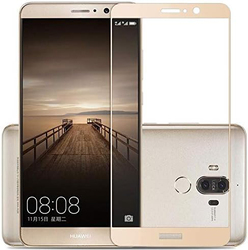 Huawei Mate 10 Pro Tempered Glass Screen Protector with Frame, Clear/Golden