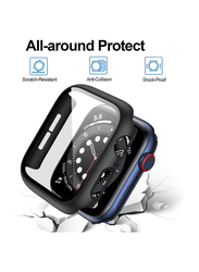 Tempered Glass Screen Protector with Case for Apple Watch 38mm, 6 Pieces, Multicolour