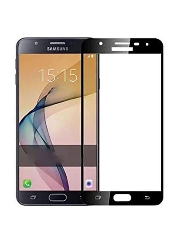 Samsung Galaxy J7 Prime Glass Screen Protector, Clear/Black