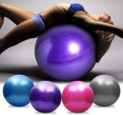 Lixada Anti-Burst Thickened Stability Balance Exercise Yoga Ball, 45cm, Blue