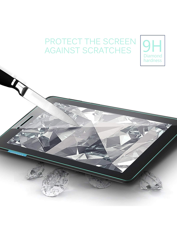 ELTD Lenovo Tab E7 Anti-Scratch Tempered Glass Screen Protector, Clear