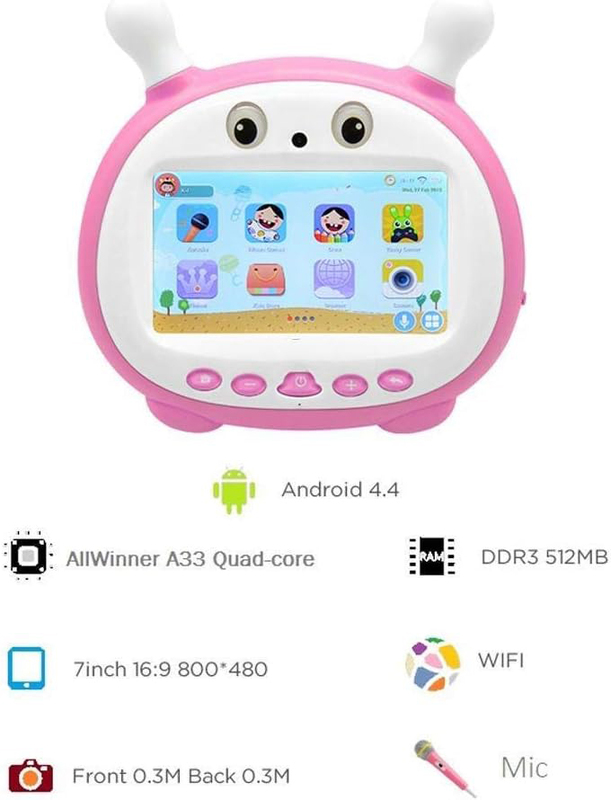 K79 16GB Pink 7-Inch Kids Tablet, 1GB RAM, WiFi Only