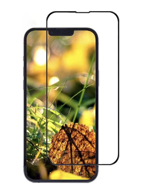 

Generic Apple iPhone 13 Pro Max/12 Pro Max/11 Pro Max Full Coverage Tempered Glass Screen Protector with Silicon Edge 9H Hardness/Full Coverage/Dust Free, Cle