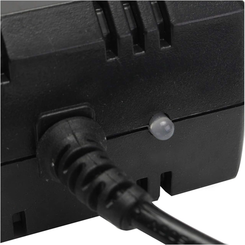 24V 2A Power Charger with Three Port Inline Female Connector for Scooter Power Supply Adapter, Black