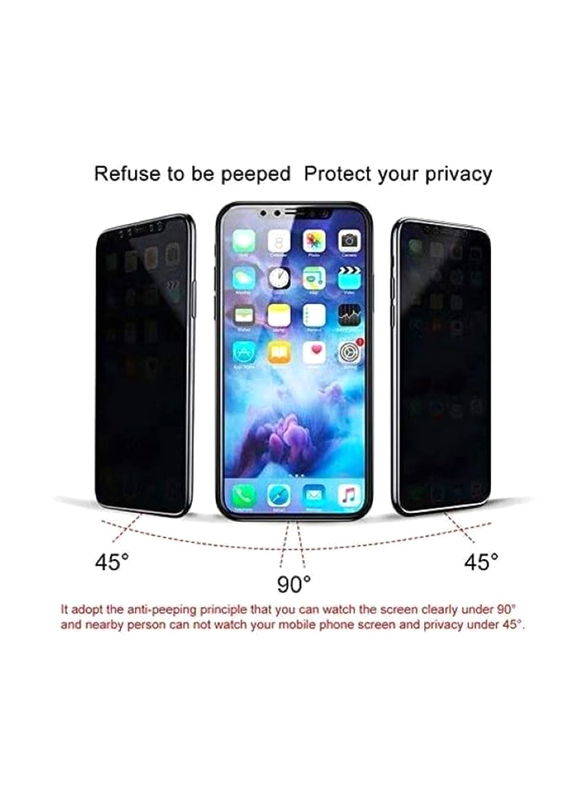 Apple iPhone 11 Pro Max Privacy Screen Protector, Black