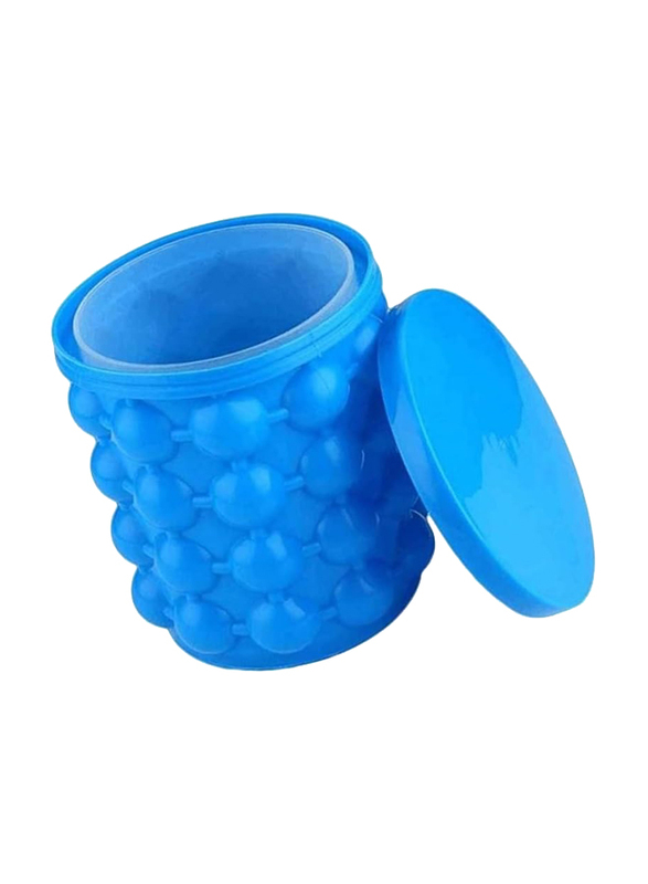 Genie Revolutionary Space Saving Ball Ice Cube Maker, Blue