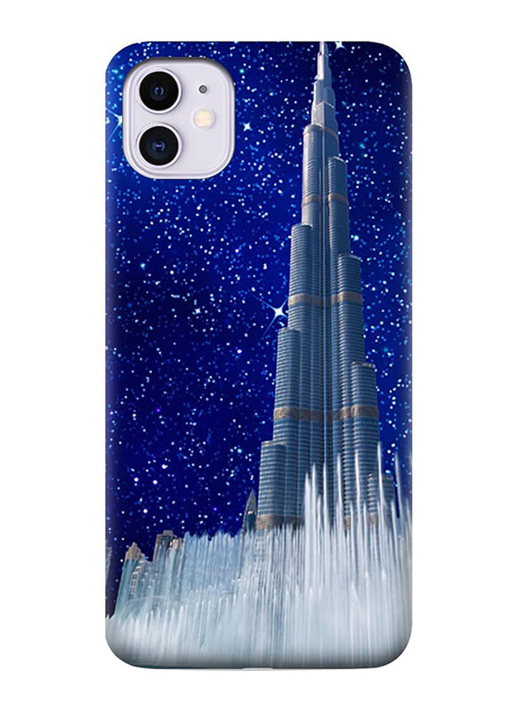 

Generic Apple iPhone 11 TPU Burj Khalifa On A Starry Night Design Mobile Phone Case Cover, Multicolour