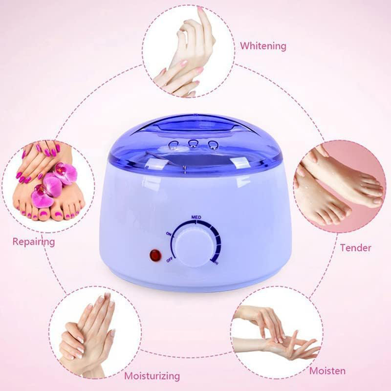 Hair Removal Paraffin Wax-Melt Machine Heater Set, Purple