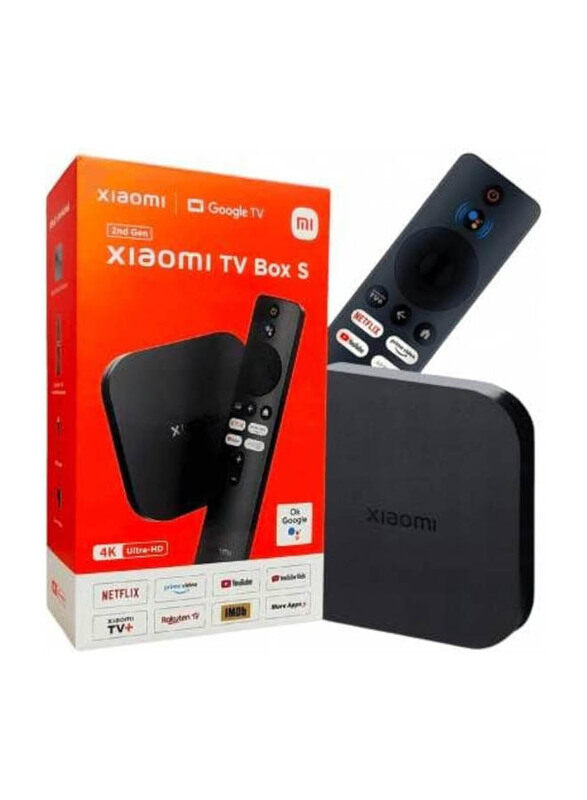 

Xiaomi Mi Box S (2nd Gen) with 4K Ultra HD Streaming Media Player, Black