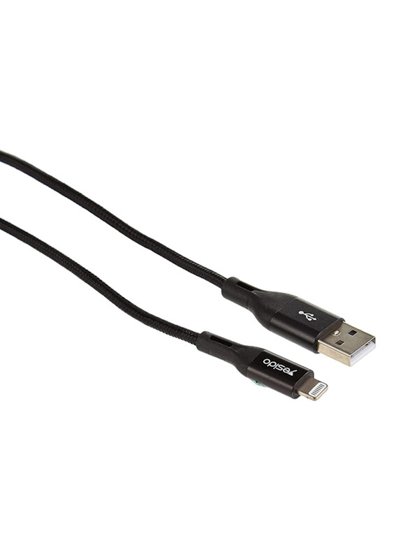 

Yesido USB Type A to Lightning MFI Data Cable, CM-10, Black