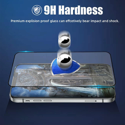 Apple iPhone 13 Pro 9H Hardness & Bubble Free Tempered Glass Film Screen Protector, 3 Pieces, Clear