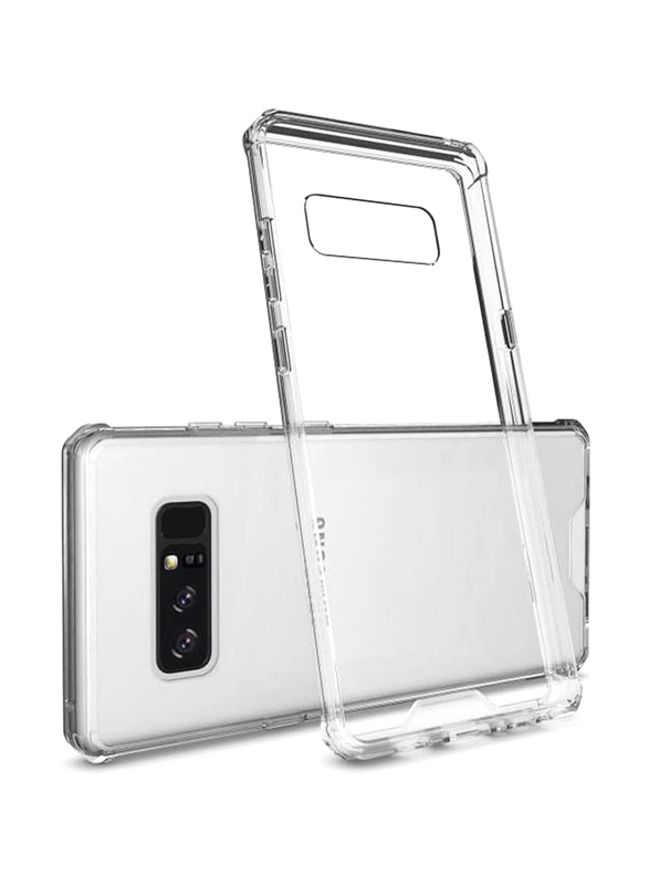 Samsung Galaxy Note 8 Acrylic & Soft TPU Hybrid Mobile Phone Case Cover, Clear