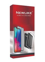 Newlike Xiaomi Redmi 8/8A Full Coverage Premium Tempered Glass Screen Protector, Black/Clear