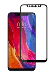 Xiaomi Mi 8 Pro 6.1-inch 3D Curved Full Coverage Premium Tempered Glass Mobile Phone Screen Protector, Black/Clear